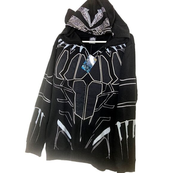 Bioworld‎ Marvel Black Panther L Sweatshirt Hoodie - Picture 1 of 4